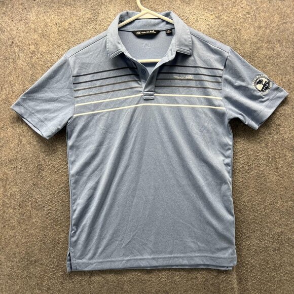 Travis Mathew Other - Travis Mathew Polo Shirt Mens Medium Blue Pebble Beach Golf Links Performance
